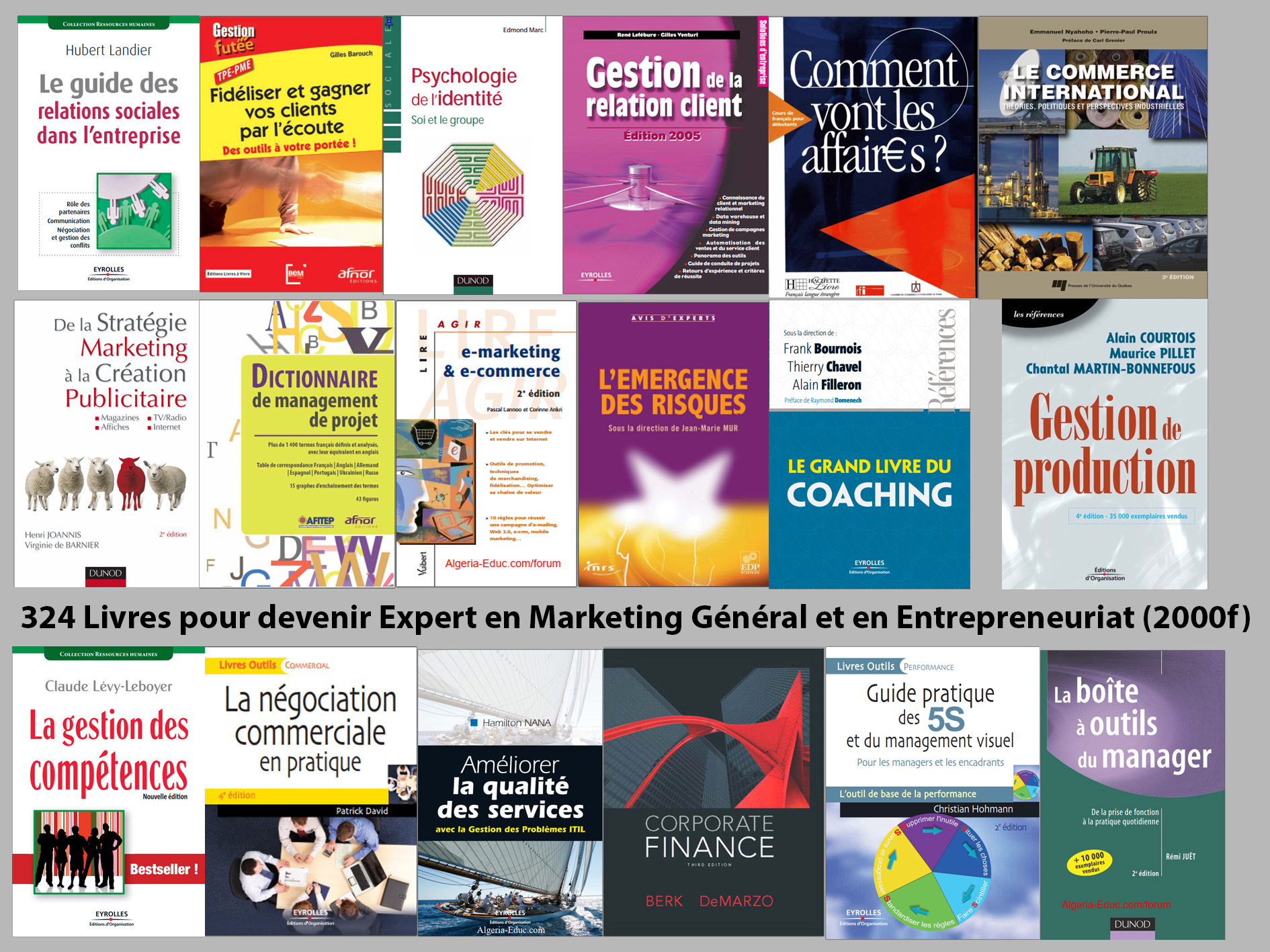 Image Devenez un Expert en Marketing Général et en Entrepreneuriat avec cette Grande Collection de 324 Livres