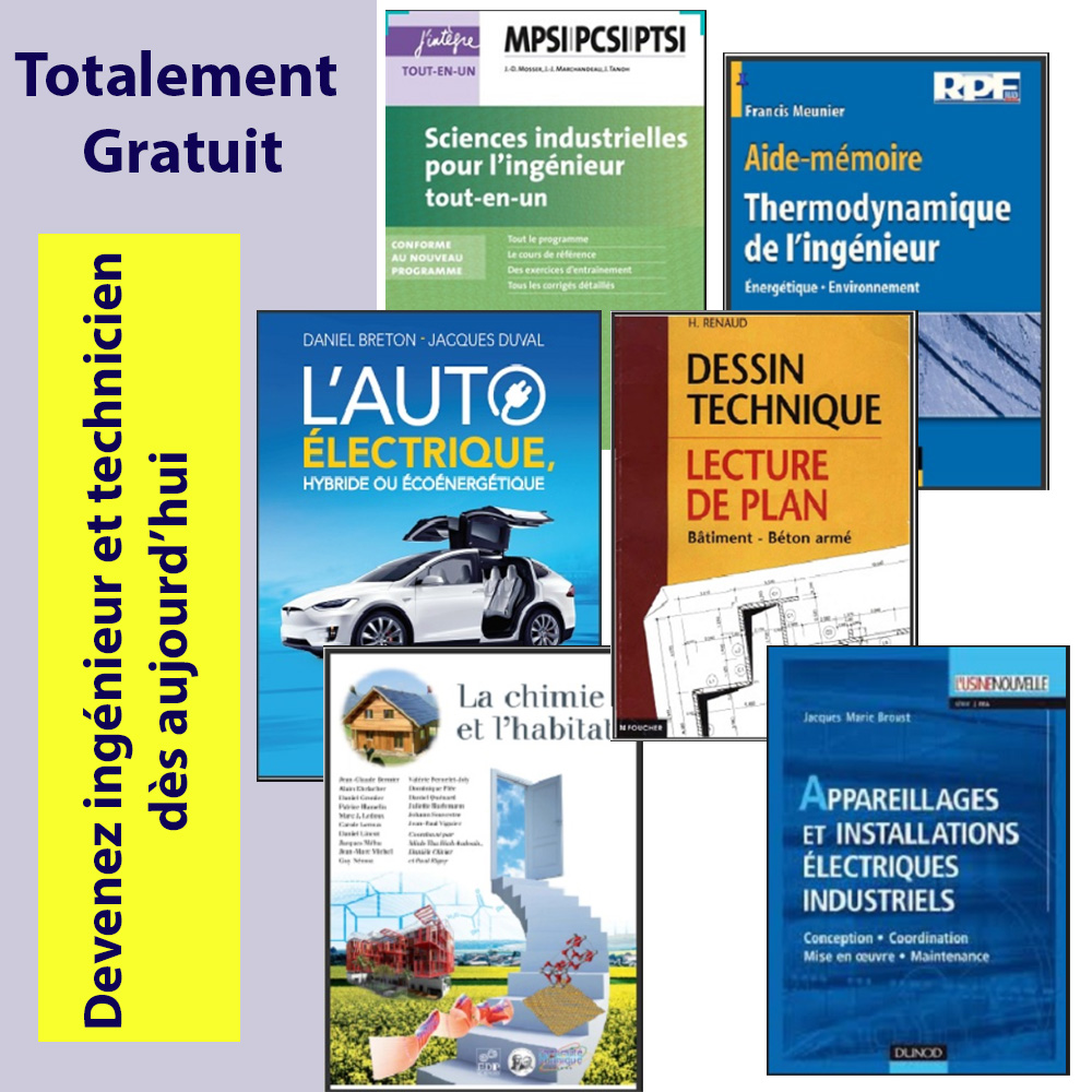 Image Devenez Ingénieur et technicien dès aujourd’hui avec ces 6 livres Totalement gratuits